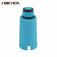 Bouchon de tuyau PPR bleu SETICA, type insert, raccord de fusion pour système de plomberie et de chauffage d'eau chaude et froide