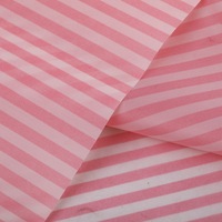 Nouveauté 100% polyester 210T rose bande PU enduit tissu imprimé pour doublure