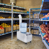Humidificateur d'air ultrasonique industriel de haute qualité avec eau pour serre et culture de champignons
