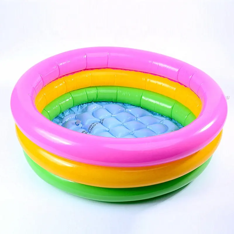 Outdoor Inflatable PVC Plastic Swimming Pool Colorful Inflatable Pool For Children