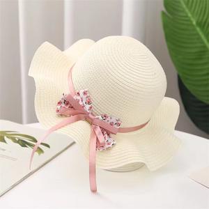 Bolso cruzado de flores de paja a la moda éxito de ventas al por mayor bolso de mano de princesa Tweet para niños con sombrero de paja para niñas - Product Image 6