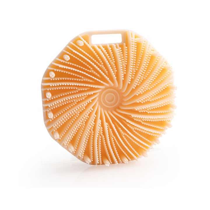 Wholesale Foodgrade Silicone Cleaning Massage Bath Brush Solid Soft