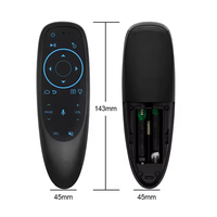 G10S Pro 2.4G Sans Fil Voix BT 5.0 Mode Double LED Type Blanc Utilisation Domestique pour Android TV Box Stick PC Smart TV