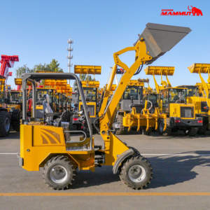 Mammut WL10 0.8 Ton PWG Sistem Hidrostatik Mini Sekop Kompak Front End Mini Wheel <span class=keywords><strong>Loader</strong></span> untuk Pertanian - Product Image 5