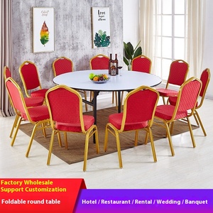 Fabricant de grandes tables et chaises de salle à manger pliantes pour restaurants et hôtels pour banquets et hot pot - Product Image 2