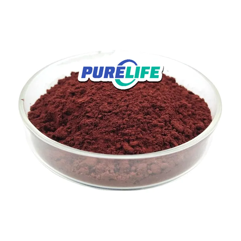 Purelife grado alimenticio Redalgae algas microalga Haematococcus Pluvialis extracto 10% astaxantina en polvo