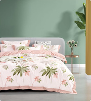 Ensemble de housses de couette avec drap-housse imprimé 2023 coton, luxe, bonne vente