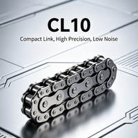 Chaîne silencieuse de précision CL10, haute résistance à la traction, faible vibration, pour convoyeurs à grande vitesse et machines d'impression