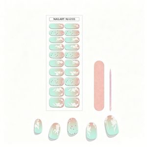 Nuevas pegatinas 3D para uñas con diseño de letras inglesas y flores, calcomanías de uñas con temática de chica sexy, decoración para manicura DIY - Product Image 6
