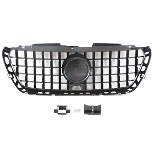 Nouveauté 2018-2025 – Accessoires et pièces de tuning automobile en ABS, calandre avant noire mate compatible <span class=keywords><strong>Sprinter</strong></span> W906 1500 2018-2025 - Product Image 4