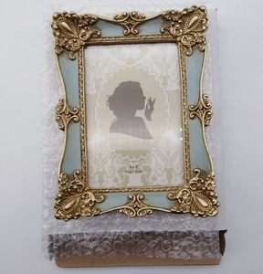 Nuevo Marco de Fotos de Resina con Cuerda para Bodas, Estilo Barroco Clásico, Hecho a Mano, Plegable y Portátil para Uso Familiar - Product Image 6