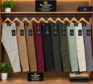 <b>Men</b> Plain <b>Cargo</b> <b>Pants</b> Linen Fabric in Grey Beige Tan Maroon Black Charcoal Olive Green Mint <b>Cream</b> and Taupe for Casual Wear - Product Image 1