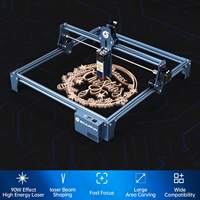Machine de découpe laser DIY SCULPFUN S9 Pro 10W de haute qualité, gravure laser pour bois, bambou, silicone, verre, pierre