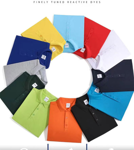 कस्टम कढ़ाई मुद्रित डिजाइन सादे 200 ग्राम कपास पॉलिएस्टर पोलो शर्ट खाली लघु आस्तीन पुरुषों महिला गोल्फ पोलो टी शर्ट - Product Image 2