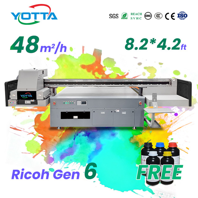 Yotta Factory Digital 3D Relie  Glass Ceramic Acrylic Wood Metal Printing Machine  High Speed P20  2513 UV Flatbed Printer