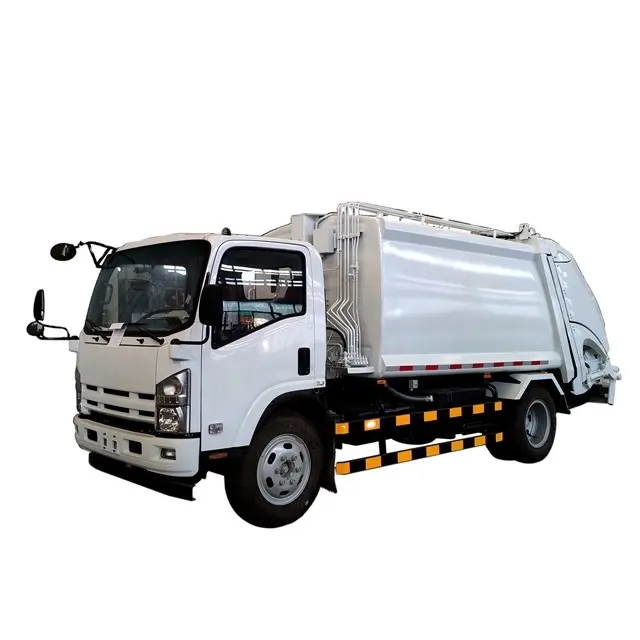 Camion sanitaire, collecteur de déchets et camion compacteur, camion compresseur de déchets 5 m3