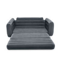 Sofá-cama de aire plegable 5 en 1 personalizado de fabricante con bomba integrada para el hogar