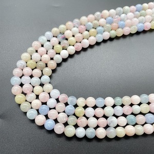 Cuentas Sueltas Redondas de <span class=keywords><strong>Morganita</strong></span> al por Mayor para la Fabricación de Joyas, Cuentas de Piedras Preciosas Naturales para la Creación de Joyería - Product Image 5