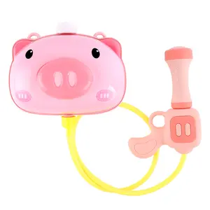 Piggy çocuk sırt çantası su tabancası oyuncaklar aile eğlence sevimli sırt çantası su tabancası çocuklar için