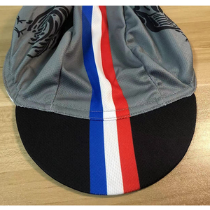 Gorro de bicicleta plegable con protección UV, gorra transpirable de malla con estampado personalizado para ciclismo de verano - Product Image 5