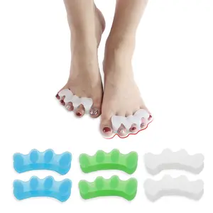 Sebs pemisah jari kaki, Pelindung jari kaki, pemisah jari, bantalan Bunion Relief Gel