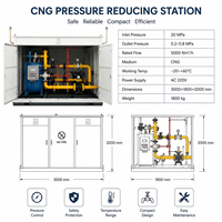 Armoire de régulation et de mesure de pression de gaz de marque Zhengxin avec moteur, puissance 18 kW, capacité 1000 Nm/h
