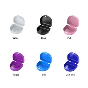 Boîte en plastique magnétique en forme de U <span class=keywords><strong>pour</strong></span> protège-dents/aligneurs/retainers/guardien nocturne/attelles de morsure/grands appareils dentaires - Product Image 6