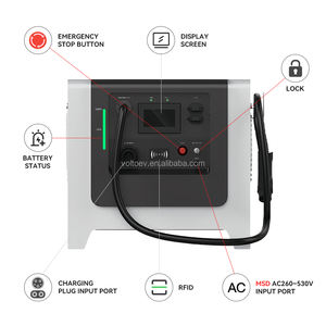 Nouvelle station <span class=keywords><strong>de</strong></span> charge rapide DC 120 kW pour véhicules électriques, système <span class=keywords><strong>de</strong></span> stockage d'énergie portable pour batteries EV <span class=keywords><strong>de</strong></span> 75 kWh, 141 kWh, 200 kWh, <span class=keywords><strong>banque</strong></span> d'alimentation EV - Product Image 2