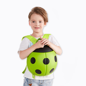 Supercute Mini Anti Strap smarrito torna a scuola per bambini bambini zaino a forma di coccinella a forma di coccinella borsa da scuola rigida Eva 3d Cartoon - Product Image 1