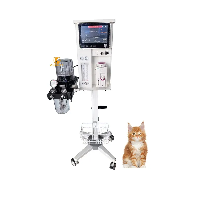 EUR PET Professional Anesthesia Mask Injection Machine With Breathing Co2 Absorbel