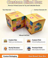 Boîte cadeau surprise en carton recyclé avec impression personnalisée, petite boîte de rangement pour jouets en carton