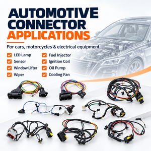 Connecteur Électrique Étanche IP68 en Cuivre à 2, 3, 4, 6, 8, 10, 12 Broches, Faisceau de Câblage, Prise de Terminal, Connecteur Auto Mâle/Femelle 6188-0696 - Product Image 3
