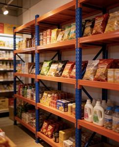 Estante de Supermercado con Conexión a Tierra Segura y Gestión de Cables, Construcción de Acero Ligero, Diseño de Montaje en Suelo - Product Image 3