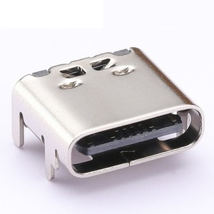 FOXECO <span class=keywords><strong>USB</strong></span> Type C - Micro <span class=keywords><strong>USB</strong></span> メス コネクタ端子 フィート ディップ <span class=keywords><strong>PCB</strong></span> ボード ケーブル プラスチック ブラック - Product Image 3