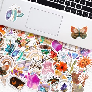 Paquetes de pegatinas al por mayor de grafiti de PVC bohemio estéticamente hermoso de Arte de 2017 para niños, cuaderno, puerta de coche, transfronterizo - Product Image 2