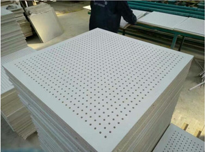 Pannello <span class=keywords><strong>in</strong></span> <span class=keywords><strong>Cartongesso</strong></span> Perforato Fonoassorbente per Decorazioni Interne, Funzioni di Controsoffitto <span class=keywords><strong>in</strong></span> <span class=keywords><strong>Cartongesso</strong></span> Perforato - Product Image 2