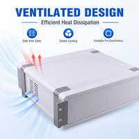Carcasa Personalizada de Aluminio para Instrumentos Electrónicos, Panel OEM ODM con Apertura, Color y Tamaño Personalizables, Chasis para Computadora Industrial