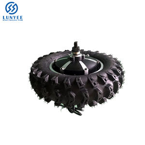 Baja velocidad alto par 59N. M 11 pulgadas 11*4,00-6 Motor de cubo de <span class=keywords><strong>carretilla</strong></span> de engranajes <span class=keywords><strong>con</strong></span> doble <span class=keywords><strong>eje</strong></span> - Product Image 2