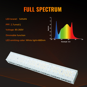 Lámparas de cultivo LED Grow Light <span class=keywords><strong>500W</strong></span> Full Spectrum LED Grow Phyto Lamp para el crecimiento de plántulas de invernadero - Product Image 2
