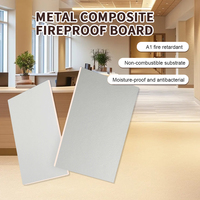 Panneaux muraux composites en aluminium étiré de qualité A1 conformes aux normes de sécurité incendie et panneaux muraux composites en aluminium métallique en gros