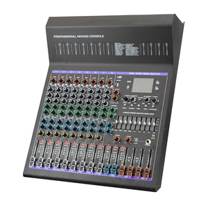 Consola de audio profesional NX de 8/12 canales con pantalla TFT de 2.8 pulgadas, mezclador con MP3, Bluetooth y procesador de efectos de 128 para presentaciones. - Product Image 1