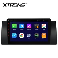 Autoradio Android 9 pouces 4+64 Go pour BMW X5 E53 1999-2006 Octa Core avec plusieurs thèmes d'interface utilisateur, 4G LTE intégré, EQ DSP XTRONS