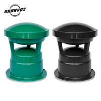 Haut-parleur de jardin extérieur étanche, vert, haut-parleur de jardin de pelouse de paysage de 20W