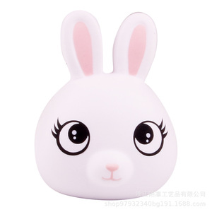 Pu Rabbit Fidget Toy Slow Rebound Stress Relief Cartoon <b>Squishy</b> For Kids 5-7 Years Unisex - Product Image 2
