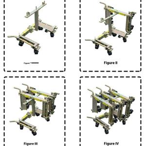 Kleiner manueller Auto-<span class=keywords><strong>Mover</strong></span>, Trolley-Handling-Ausrüstung, Vierrad-Hebel Typ Mangan-Stahlriemen-Traktion stange - Product Image 4