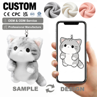 Fabricant de jouets en peluche personnalisés avec logo promotionnel, poupée en peluche personnalisée, adorable chat en peluche, jouet en peluche avec logo personnalisé pour cadeaux