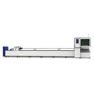 Fiber Laser 1000W 1500W Buis/Pijp Lasersnijmachine Metalen Buis Lasersnijmachine