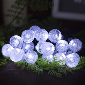 5M 20LED extérieur étanche boule de cristal lanterne IP65 <span class=keywords><strong>guirlande</strong></span> lumineuse <span class=keywords><strong>solaire</strong></span> avec lampe de fée décoration de jardin de noël - Product Image 4