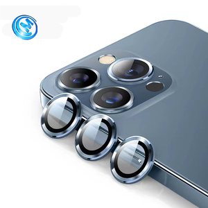 Lente protectora de lente de cámara para iPhone 13 14 15 Pro Max Anillo de metal Protector de lente de cámara de vidrio templado - Product Image 5