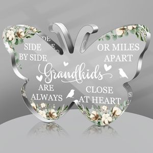 Personalized Custom Acrylic <strong>Plaque</strong> Couple Memorial Butterfly Acrylic <strong>Plaque</strong> Stand Home Decor Gift